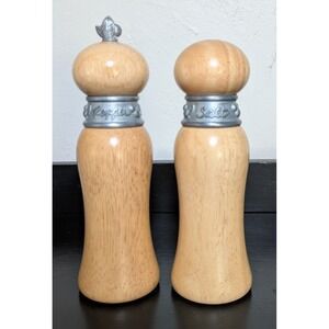 Marche Bamboo Matching Salt & Pepper Mill 8"